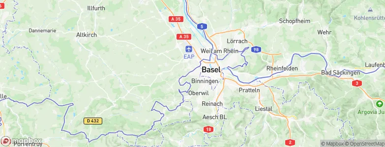 Allschwil, Switzerland Map