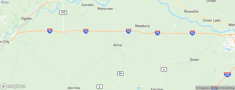 Alma, United States Map
