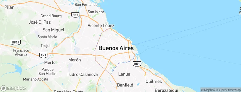 Almagro, Argentina Map