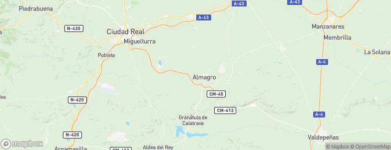 Almagro, Spain Map
