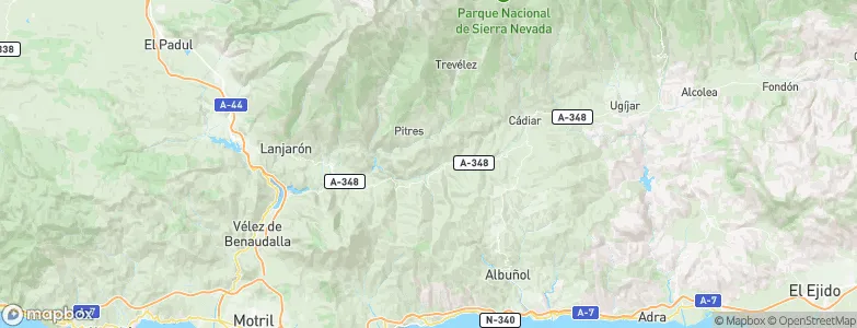 Almegíjar, Spain Map