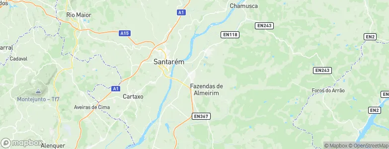 Almeirim, Portugal Map