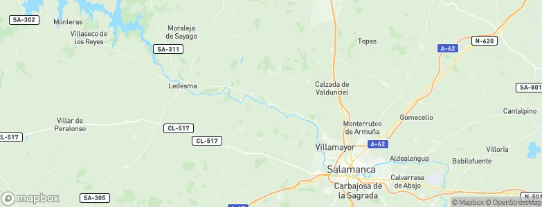 Almenara de Tormes, Spain Map
