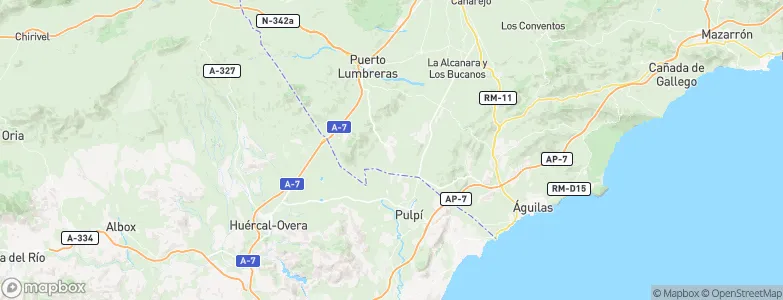 Almendricos, Spain Map