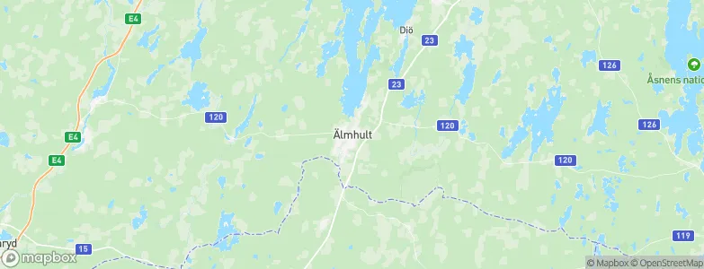 Älmhult, Sweden Map