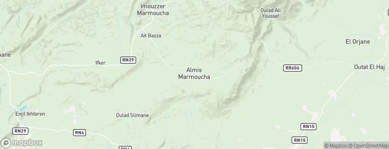 Almis Marmoucha, Morocco Map
