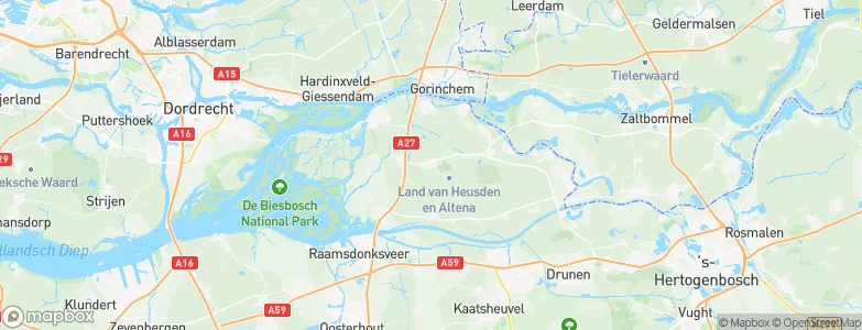 Almkerk, Netherlands Map
