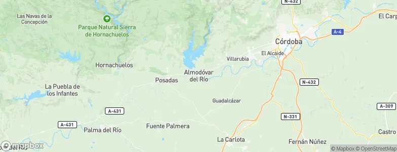 Almodóvar del Río, Spain Map