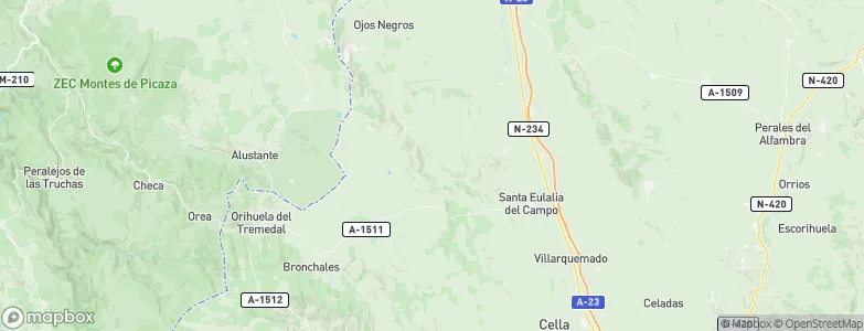 Almohaja, Spain Map
