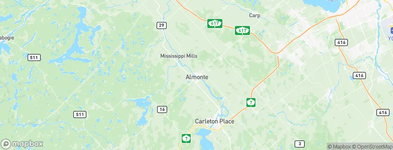 Almonte, Canada Map