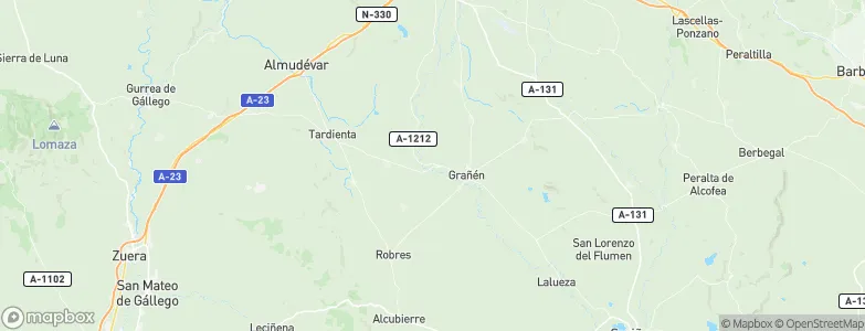 Almuniente, Spain Map