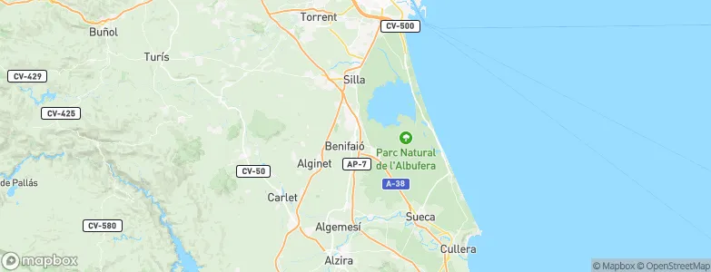 Almussafes, Spain Map