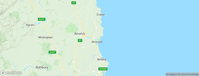 Alnmouth, United Kingdom Map