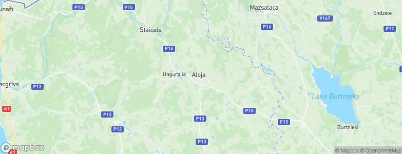 Aloja, Latvia Map
