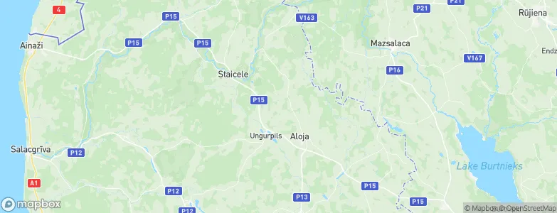 Aloja, Latvia Map