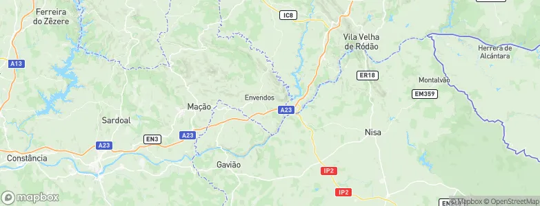 Alpalhão, Portugal Map