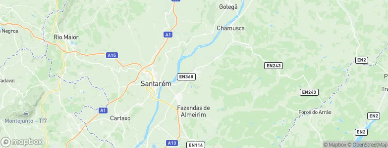 Alpiarça, Portugal Map