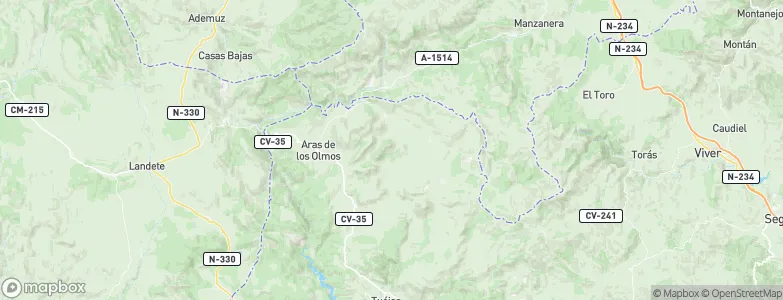 Alpuente, Spain Map