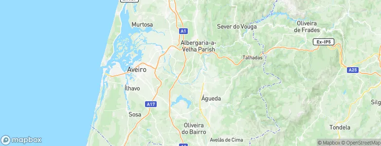 Alquerubim, Portugal Map
