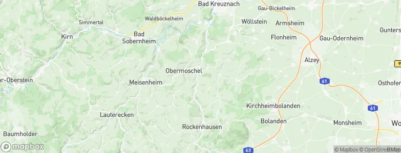 Alsenz, Germany Map