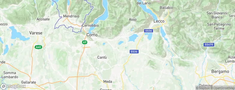 Alserio, Italy Map