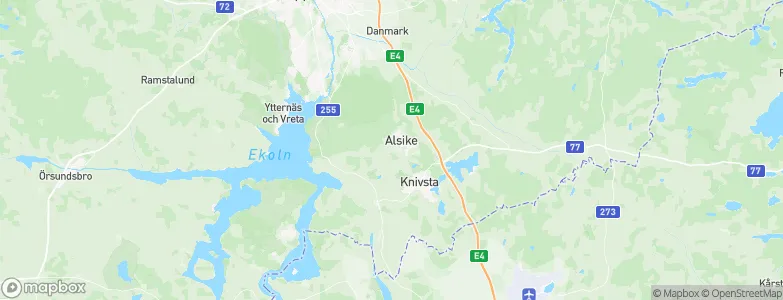 Alsike, Sweden Map