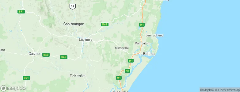Alstonville, Australia Map