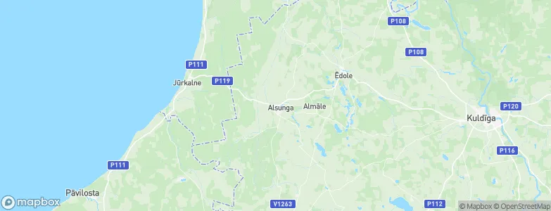 Alsunga, Latvia Map