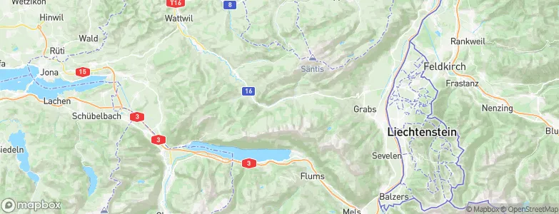 Alt St. Johann, Switzerland Map