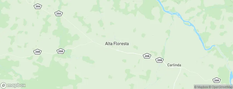 Alta Floresta, Brazil Map
