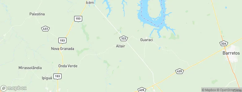 Altair, Brazil Map