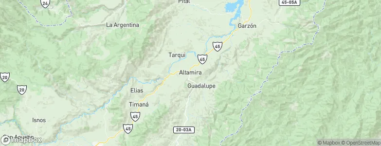 Altamira, Colombia Map
