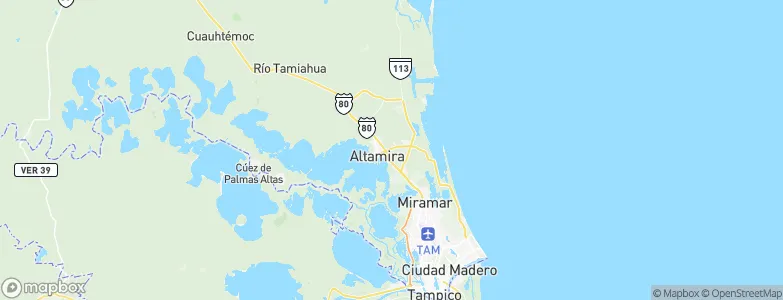 Altamira, Mexico Map