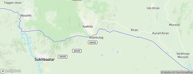 Altanbulag, Mongolia Map