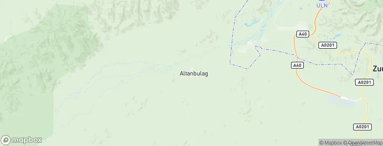 Altanbulag, Mongolia Map