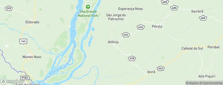 Altãnia, Brazil Map