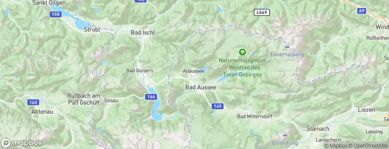 Altaussee, Austria Map