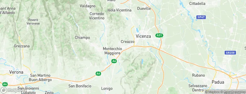 Altavilla Vicentina, Italy Map