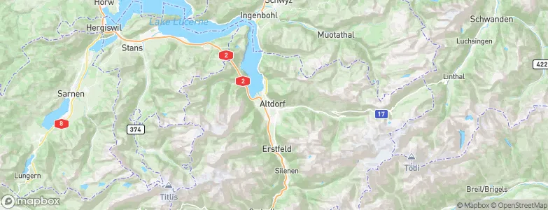 Altdorf, Switzerland Map