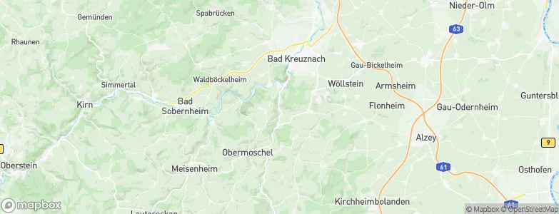 Altenbamberg, Germany Map