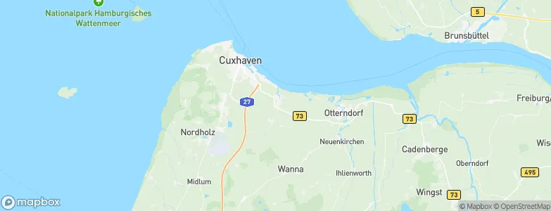 Altenbruch, Germany Map