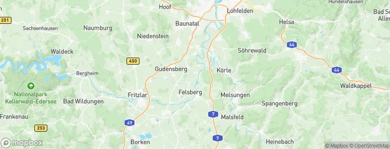 Altenbrunslar, Germany Map