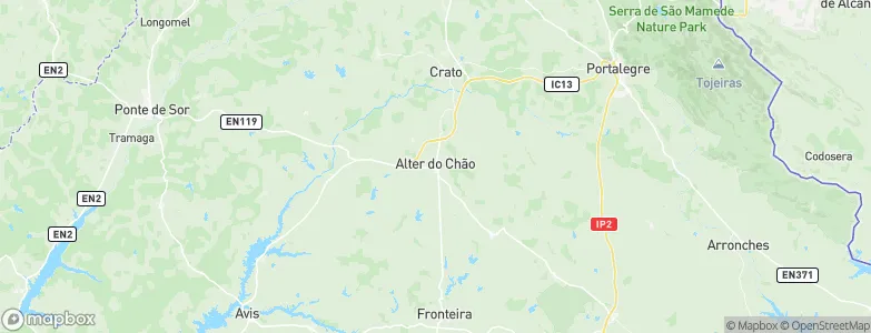 Alter do Chão, Portugal Map