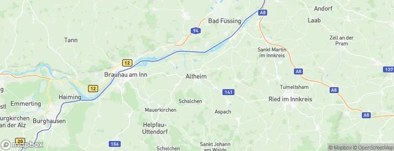 Altheim, Austria Map