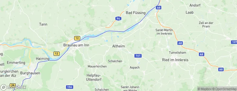 Altheim, Austria Map