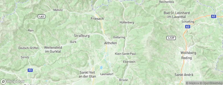 Althofen, Austria Map