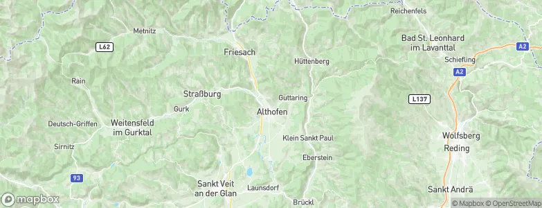 Althofen, Austria Map