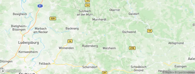 Althütte, Germany Map
