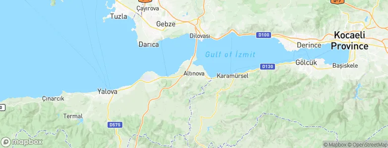 Altınova, Turkey Map