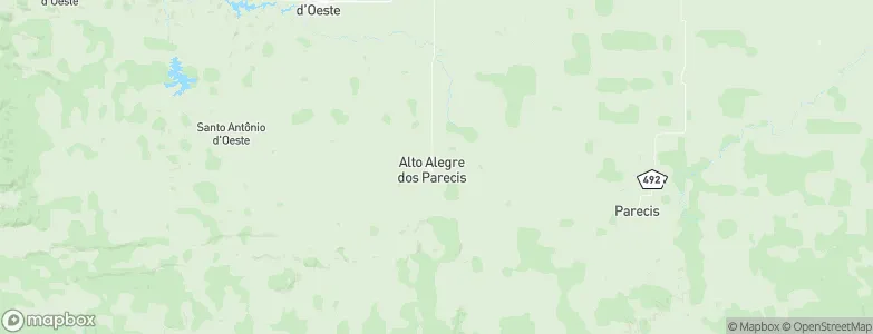 Alto Alegre dos Parecis, Brazil Map